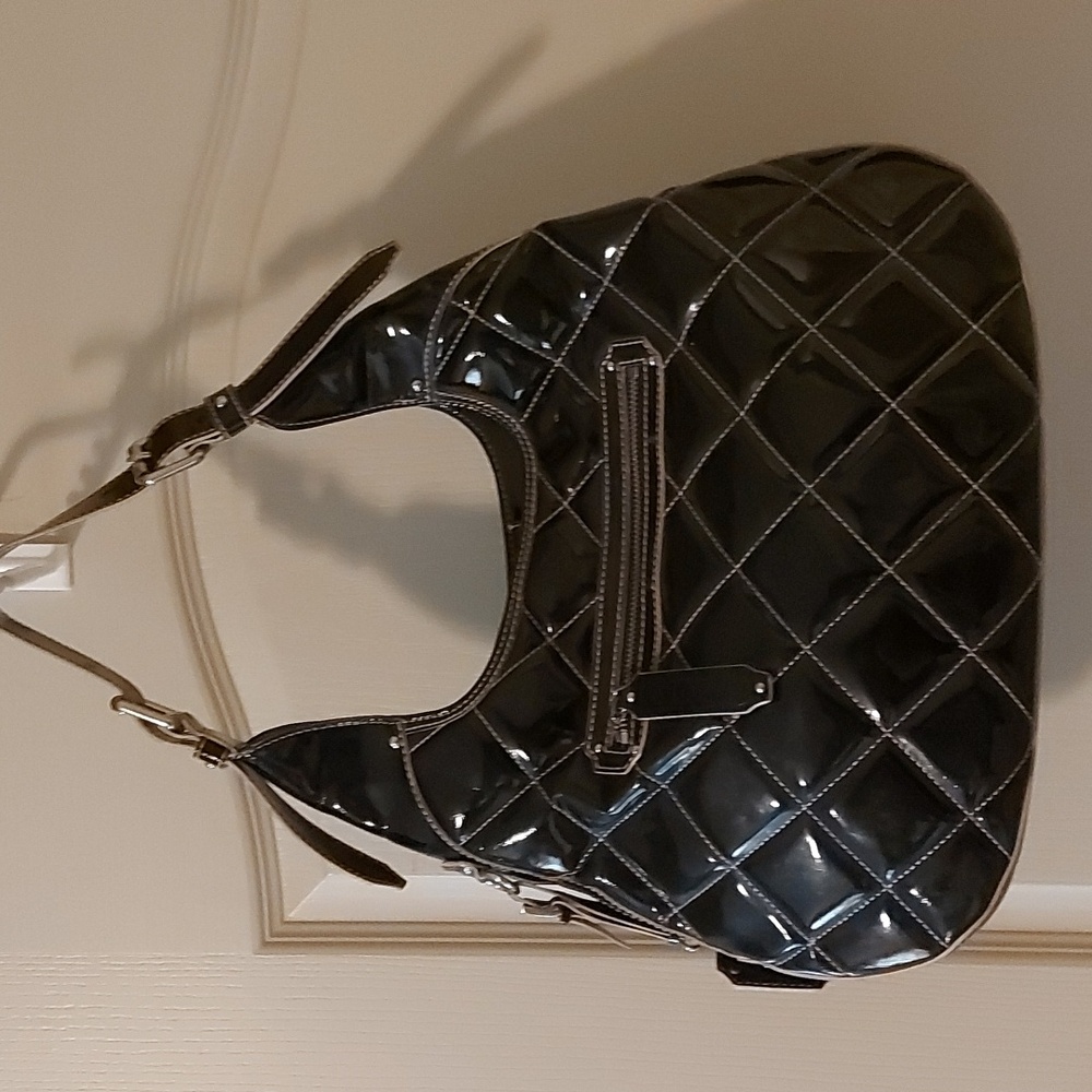 Maxx New York black leather handbag